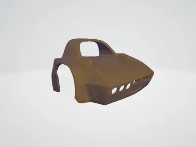 1964 corvette grand sport Free 3D print model