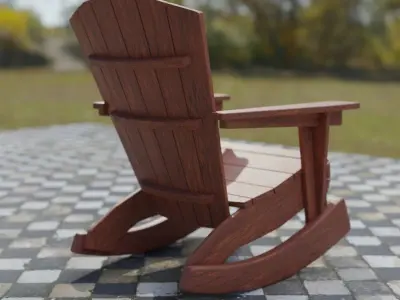 Adirondack Rocker 3D model