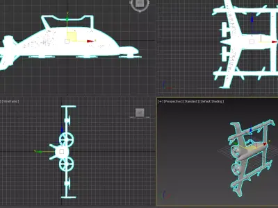 Plane-drone 3D model