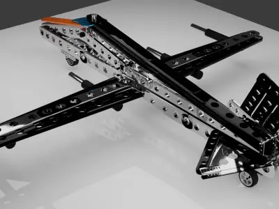 Airplane 3d model in new way    f-16 3D model