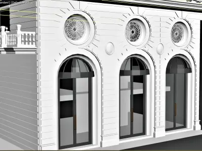 Classical architecture Free 3D model