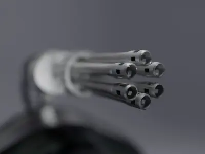 Army Rover Low-poly 3D model