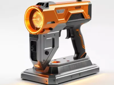 Futuristic Plasma Cutter 3D Model 3D model buy