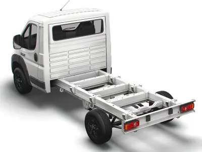 RAM Promaster Chassis Truck Single Cab 3450WB 2023 3D model
