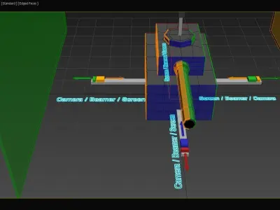 Active Adaptive Digital Tank Camouflage - Concept 3D model