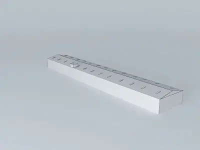 Another hangar in LAX, LA, CA, USA Free 3D model