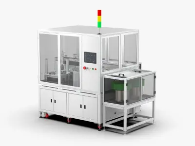 Automatic Spring Distribution and Assembly Swinging Machine 3D model