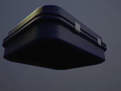 Military First Aid Kit Free low-poly 3D model