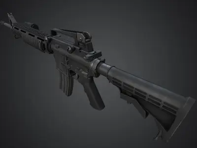 M16A4 Rifle 3D model buy