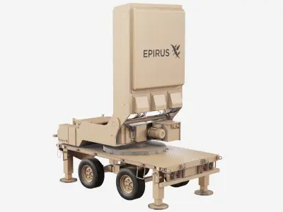 Leonidas Epirus High-Power Microwave System Low-poly 3D model