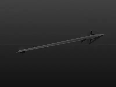 Stylized Arrow 1 Free low-poly 3D model