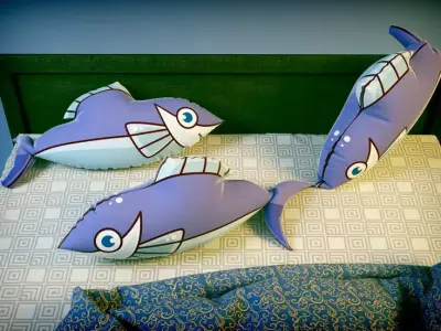 Fish Piilow Free 3D model