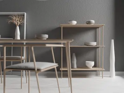 Dining Room Free 3D model