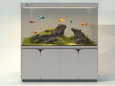 fish tank 3D model