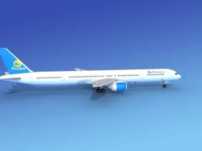 Boeing 757-300 Air Finland 3D model
