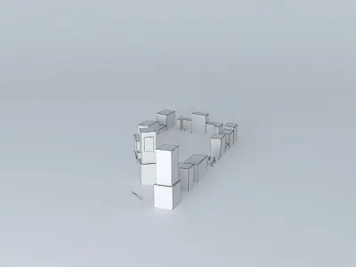 To the water Free 3D model