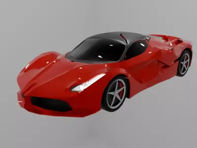 La Ferrari Free low-poly 3D model