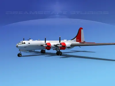 Boeing B-29 Superfortress Rescue 3D model