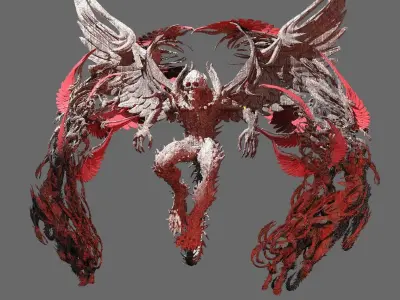 Dantes Inferno Dark legion Nephilim Archway 3D model