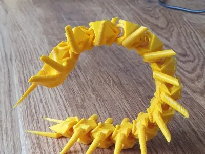 Articulated Centipede 3D print model