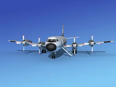Lockheed L-188 Electra HP Corporate 1 3D model