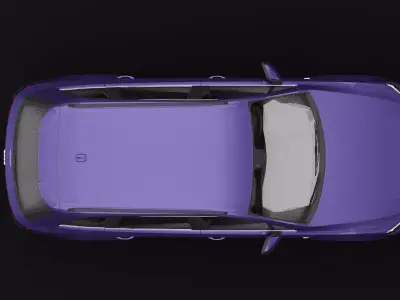 Audi Q7 Tfsi e Midnight Blue 3D model