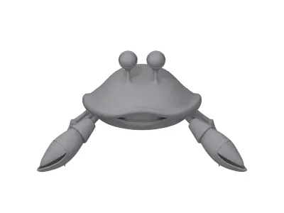 Crab cartoon 3D model
