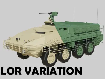 us army vehicle pack low poly  Low-poly 3D model