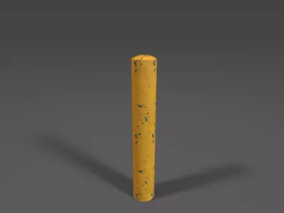 Industrial Road Delineator Free low-poly 3D model