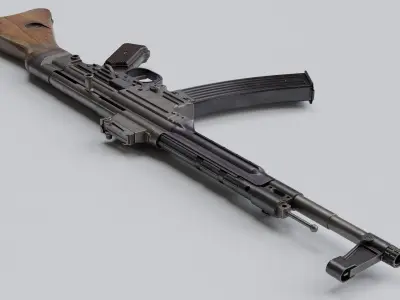 STG 44 Sturmgewehr stg44 Low-poly 3D model