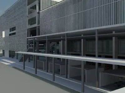 climate building complete revit project 3D model