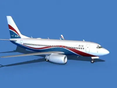 Boeing 737 MAX 7 Arik 3D model