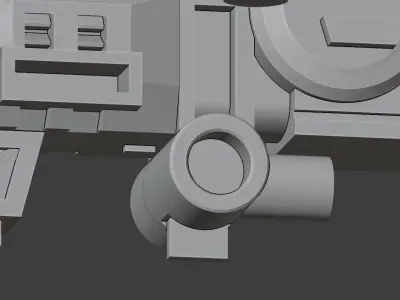 Hypersonic Concussion Blasters for Titans Return Leader Sixshot 3D print model