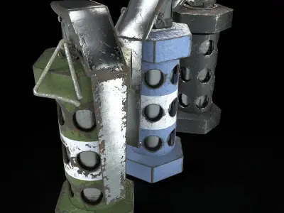 Falsh Grenade Free Free low-poly 3D model