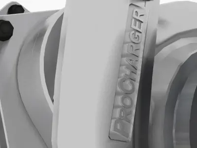 Procharger F3X-140 Crank Driven Low-poly 3D model