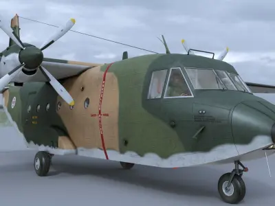 CASA 212 Aviocar 3D model