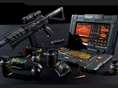 SF MILITARY Pack Low-poly 3D model