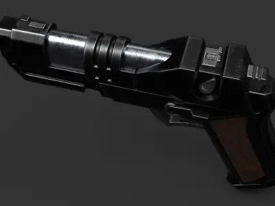 H1-3 Pistol Low-poly 3D model