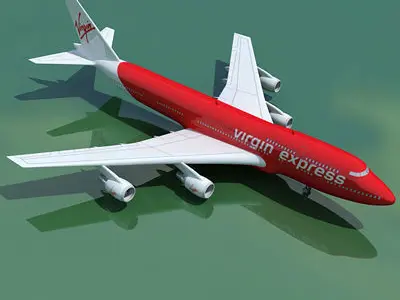 Boeing Virgin Express 3D model