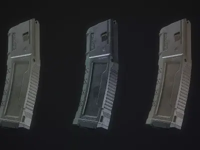Magazine AR-15 Strike Industries 32 Rounds Low-poly 3D model