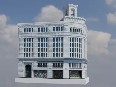 Wako Clock Tower 3D model