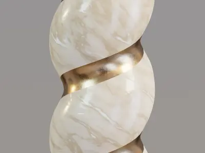 Solomonic column 3D model