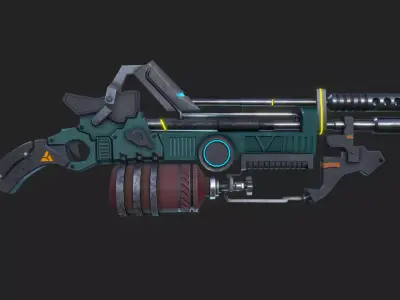 Dragon Breathe Low-poly 3D model