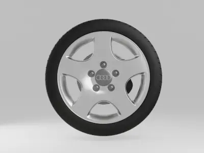 Audi A8 D2 1999 Wheel 3D model