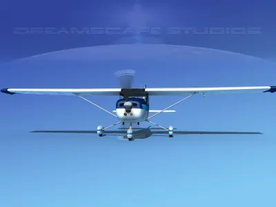 Cessna C152 Aerobat V04 3D model