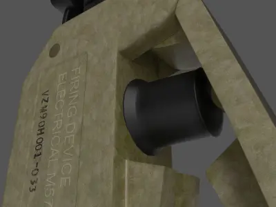 FIRING DEVICE ELECTRICAL M57 Low-poly 3D model