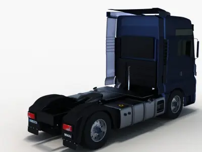 MAN TGX XXL SLEEPER 3D model