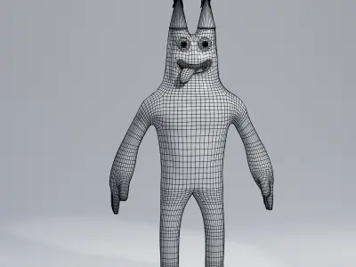 Banban - Garten of Banban Low-Poly Character Low-poly 3D model