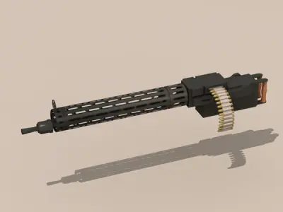 MG08 WWI 3D model