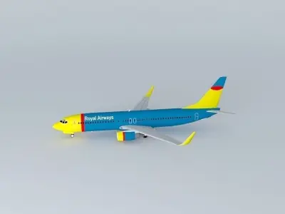 Royal Airways Boeing 737-800 Free 3D model